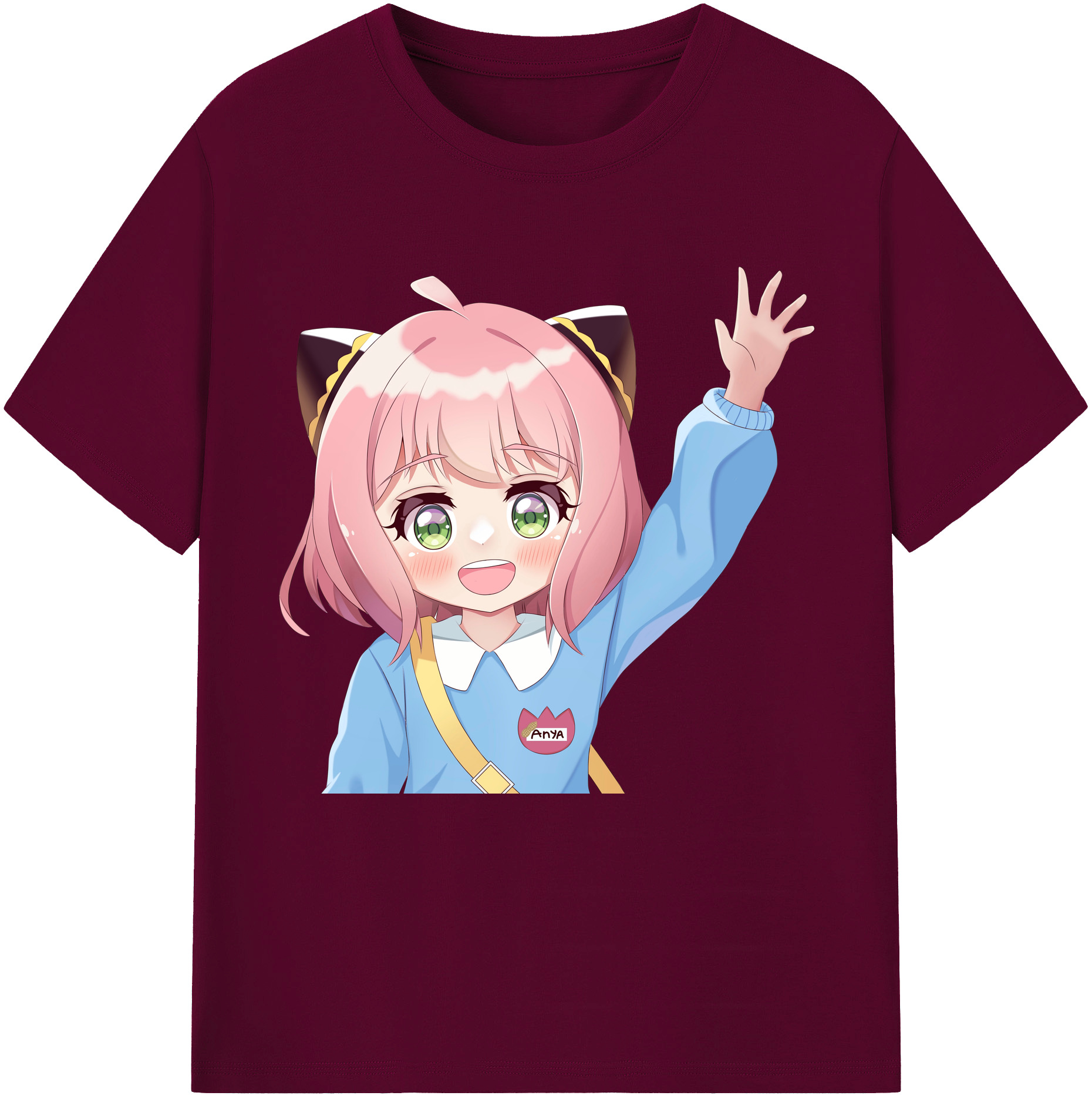 （画像用） SPY×FAMILY间谍家家酒 レディースカジュアルプリントTシャツ（綿100％）